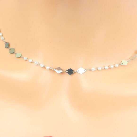 "Minimalist Necklace Chain, Elegant Jewelry for Women & Girls | MLCRC1741 - Picture 9 of 10